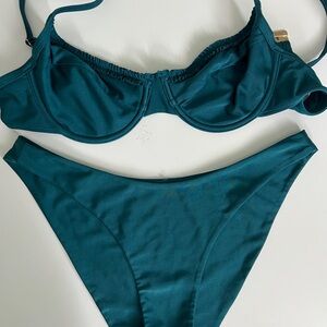 Kulani Kinis Underwire Bikini Set - Cenote